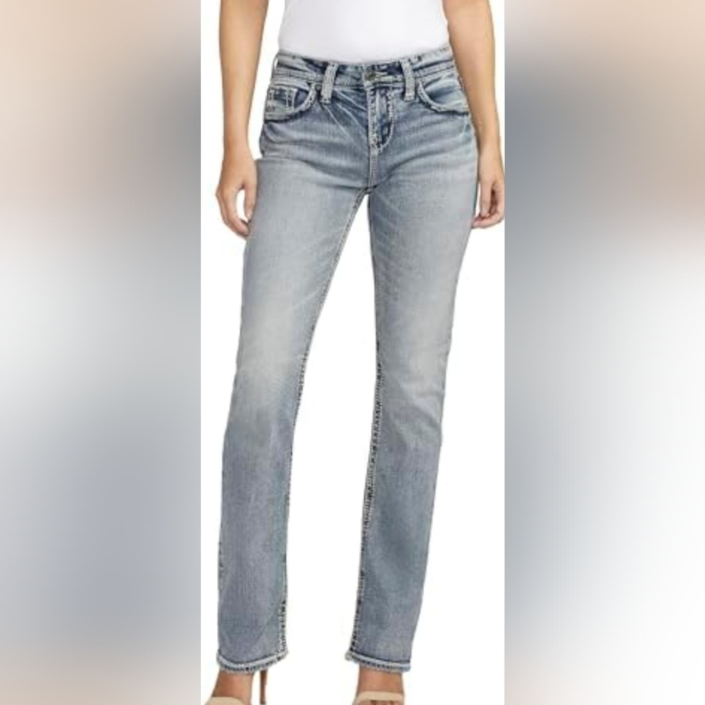 Silver Jeans Co. Suki Mid Slim Bootcut Jean Womens Size W29/L31